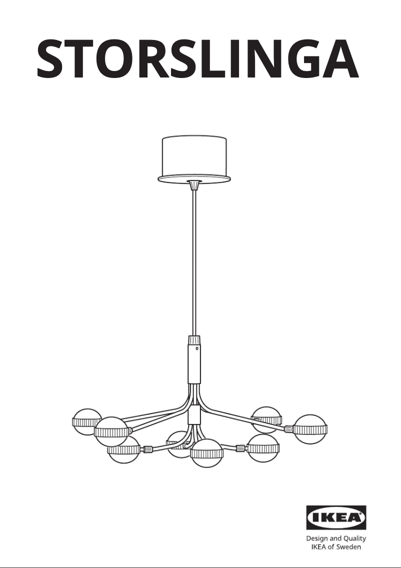 Image de la première page du manuel de l'appareil STORSLINGA 805.374.79
