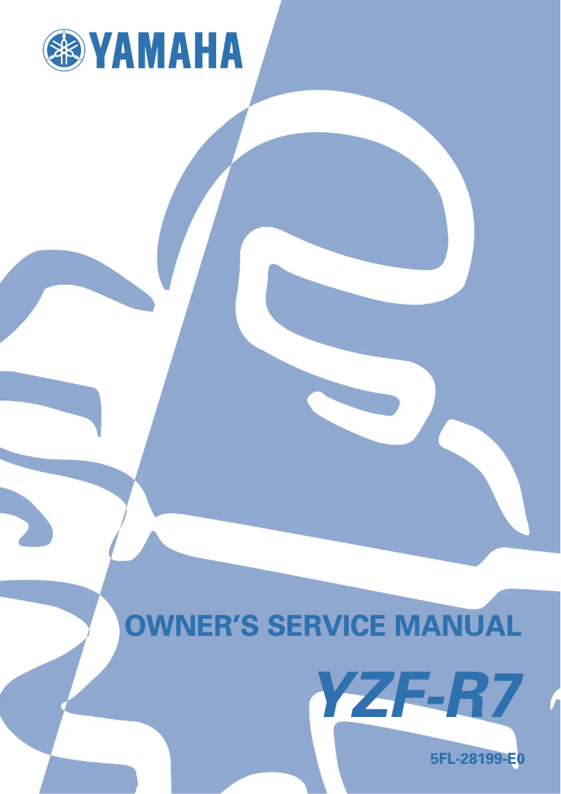 Page 1 de la notice Manuel utilisateur Yamaha YZF-R7