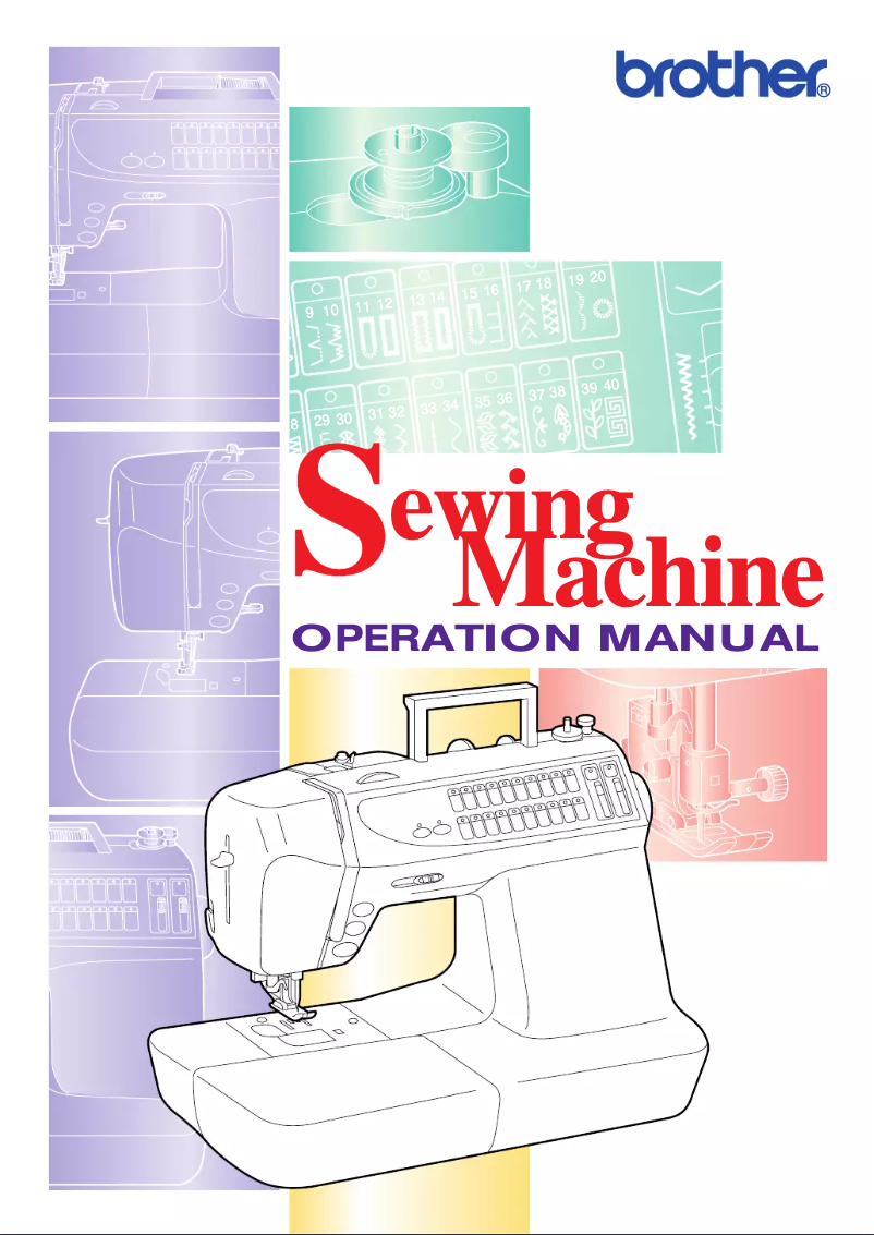 Page n°1 - Manuel utilisateur Brother CS-8072