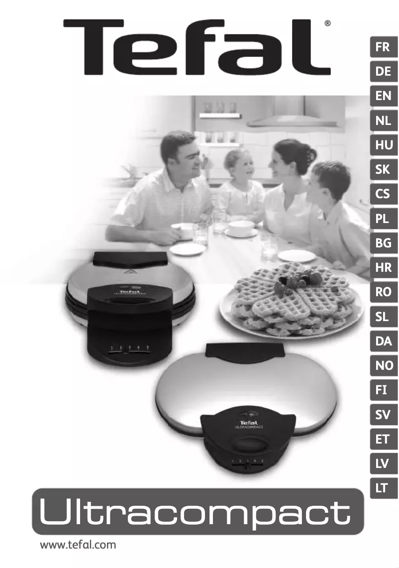 Page 1 of the manual User Manual Tefal Ultracompact WM310D11CH