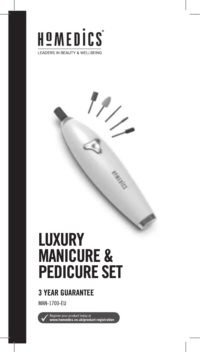 Página 1 del manual Manual de usuario Homedics MAN-1700
