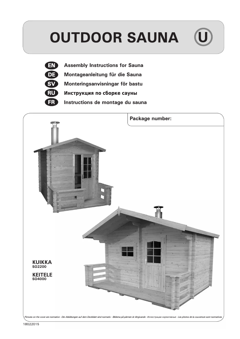 Image de la première page du manuel de l'appareil Kuikka SO2200