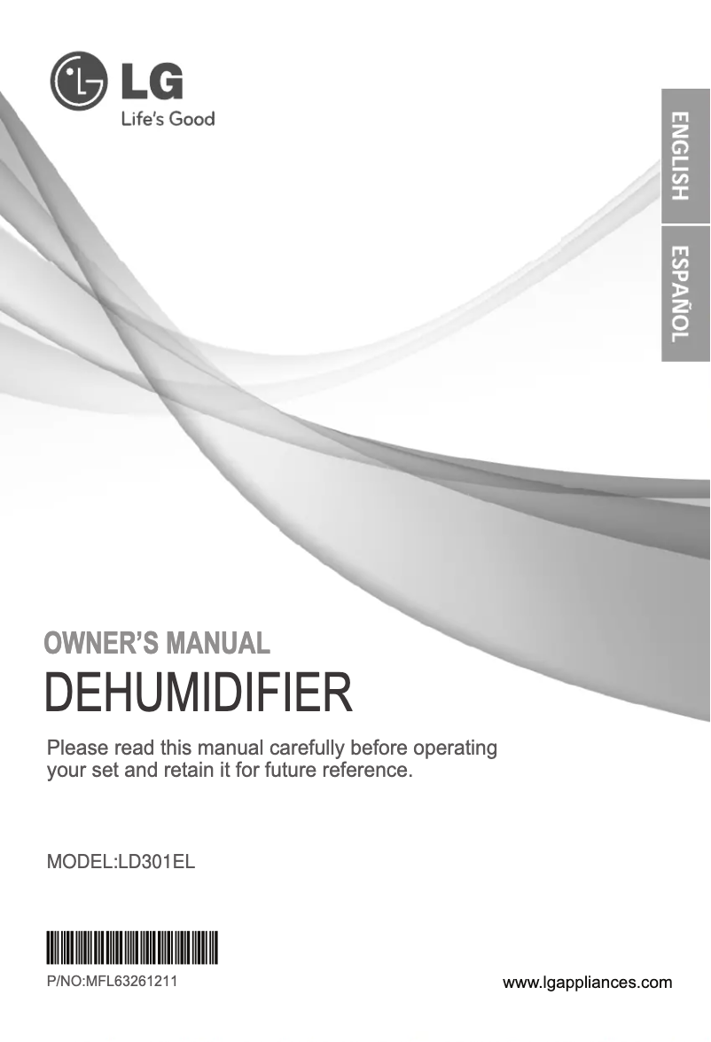 Image de la première page du manuel de l'appareil LD301EL