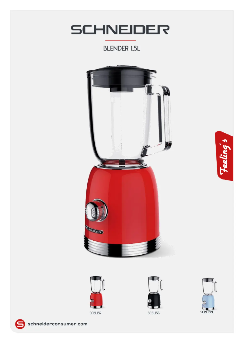 Image de la première page du manuel de l'appareil SCBL15R