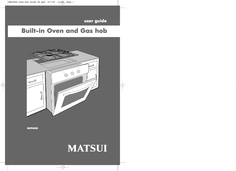 Página 1 del manual Manual de usuario Matsui MSP60SS