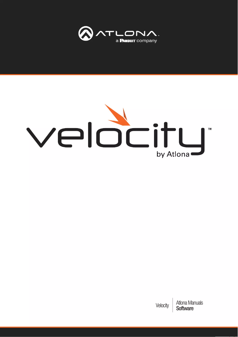 Página 1 del manual Manual de usuario Atlona AT-VTPG-1000VL-BL