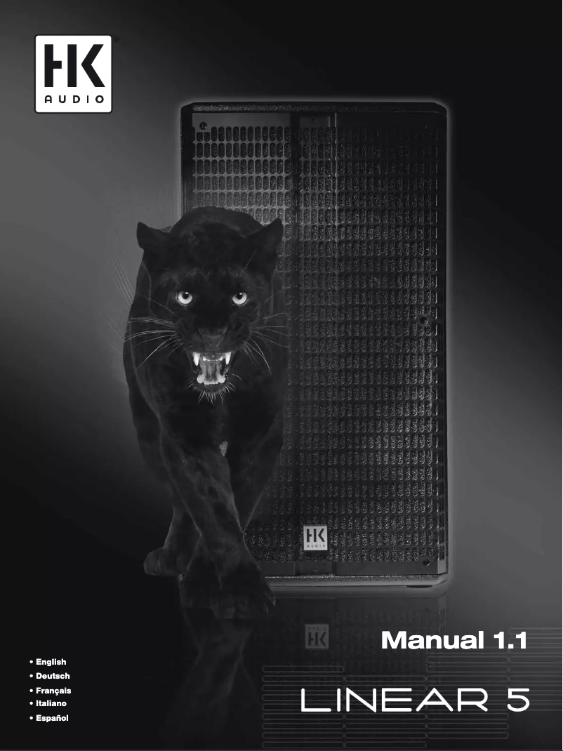 Page 1 de la notice Manuel utilisateur HK Audio L5-112XA