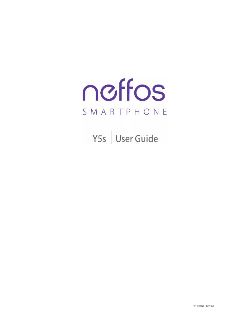 Page n°1 - Manuel utilisateur TP-Link Neffos Y5s