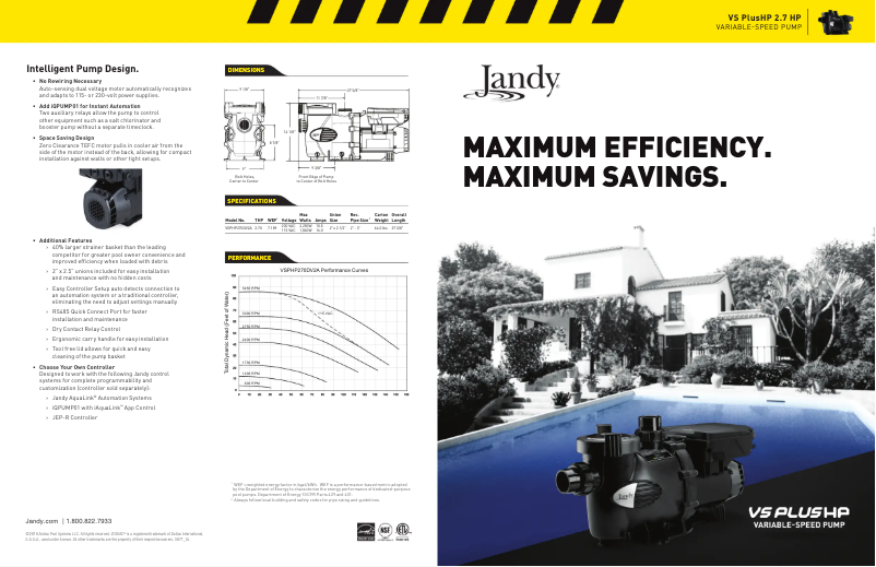 Page n°1 - Brochure JANDY VS PlusHP