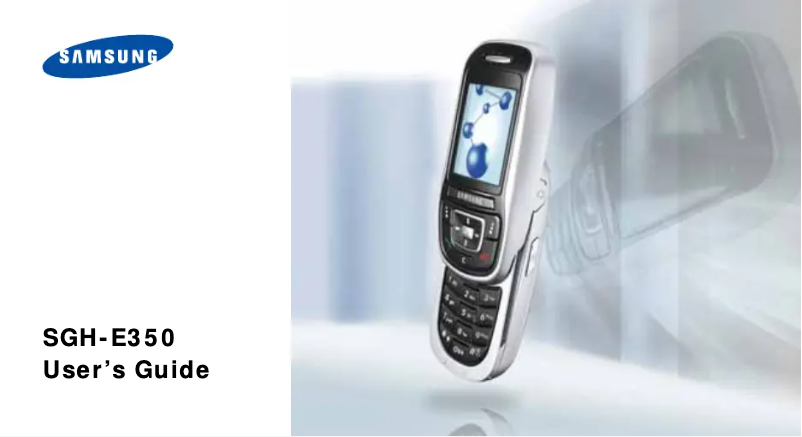 Page n°1 - Manuel utilisateur Samsung SGH-E350