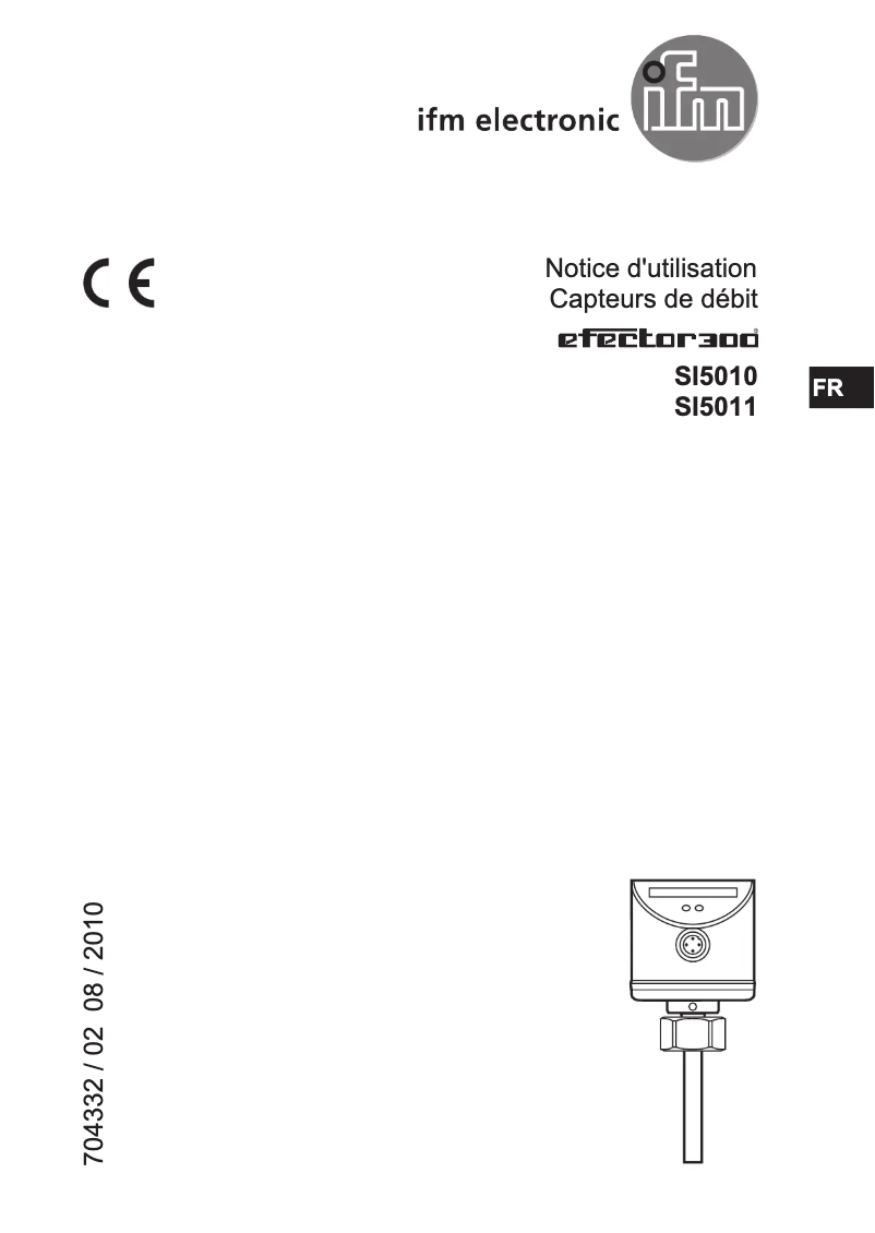 Page n°1 - Manuel utilisateur IFM SI5011