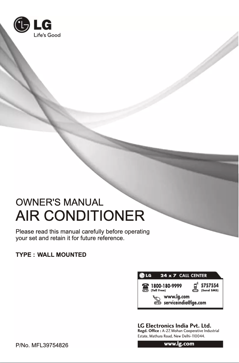 Página 1 del manual Manual de usuario LG LSN24CRSFH1