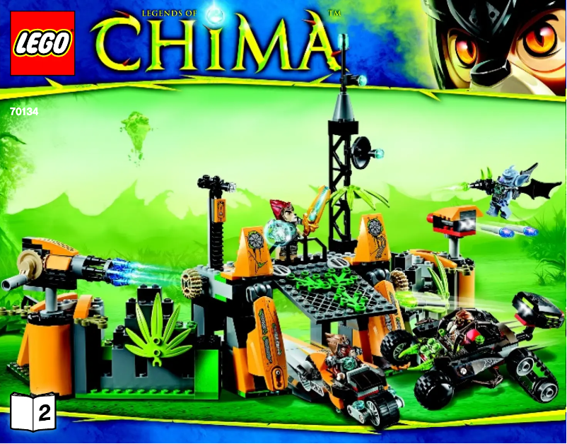 Page 1 de la notice Manuel utilisateur Lego Chima 70134