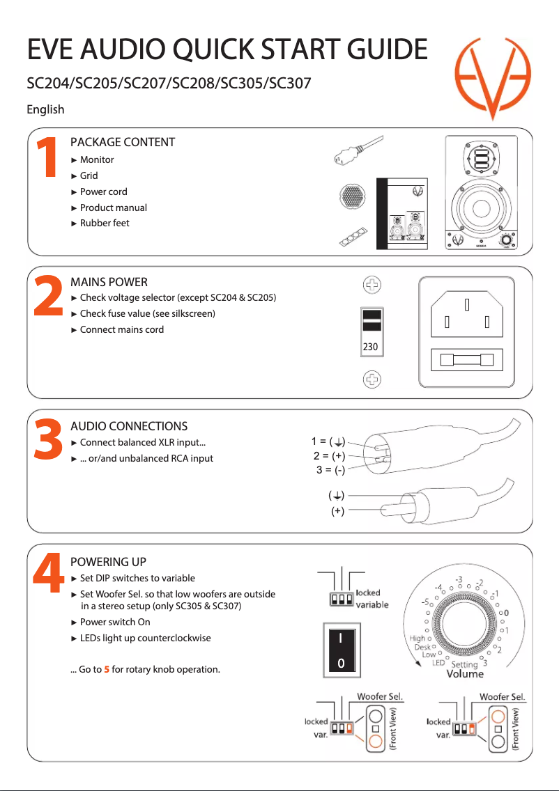 Imagen de la primera página del manual del dispositivo SC205