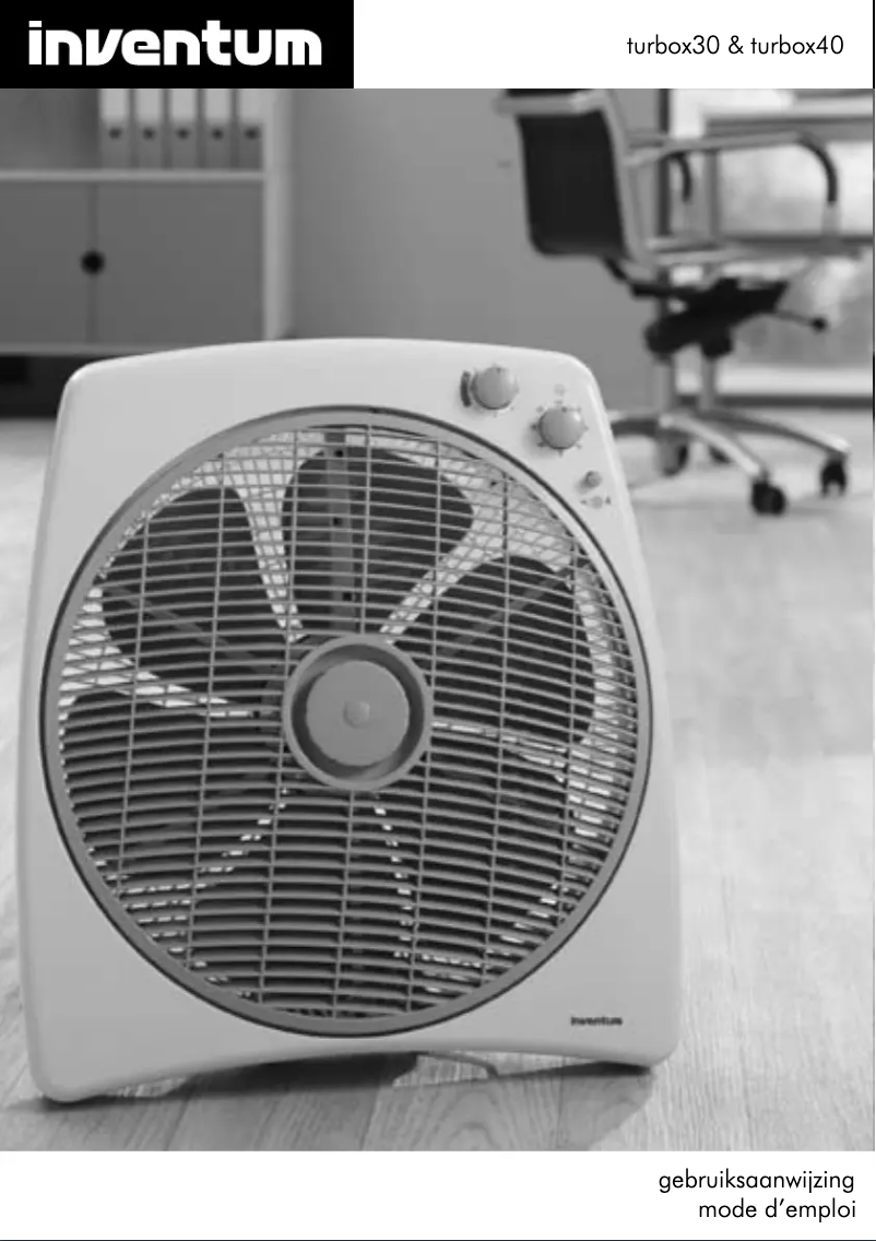 Image de la première page du manuel de l'appareil TURBOX30