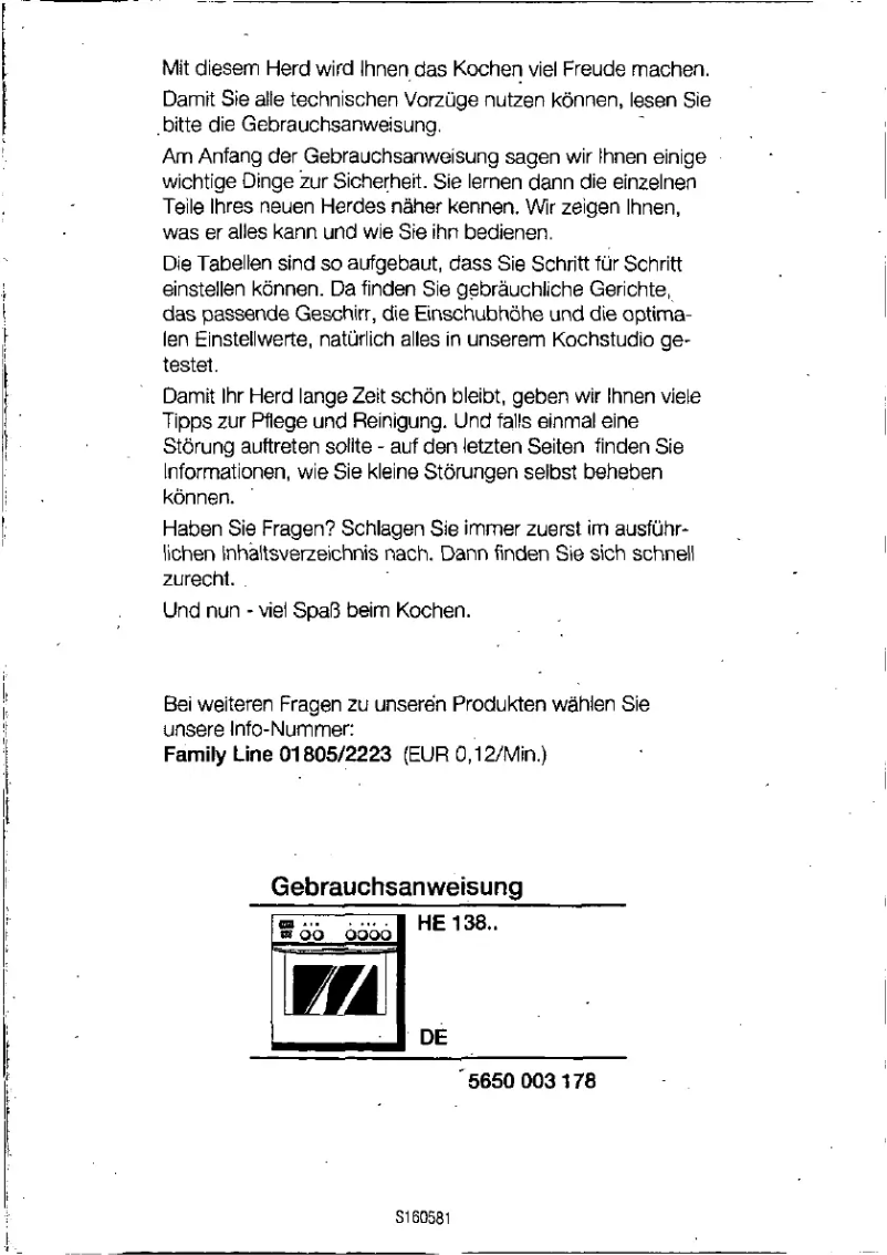 Page 1 de la notice Manuel utilisateur Siemens HE13845