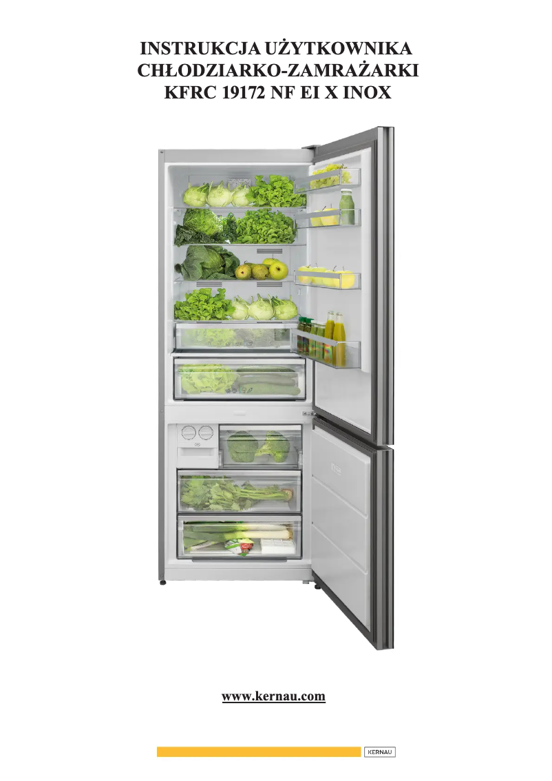 Page 1 de la notice Manuel utilisateur Kernau KFRC 18262 NF EIX