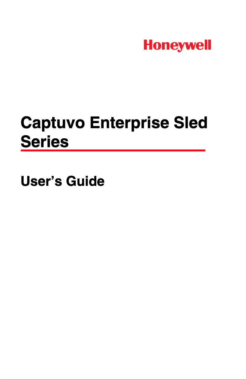 Page n°1 - Manuel utilisateur Honeywell Captuvo SL22