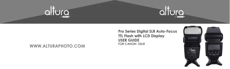 Image de la première page du manuel de l'appareil Pro Series Digital SLR Auto-Focus TTL Flash