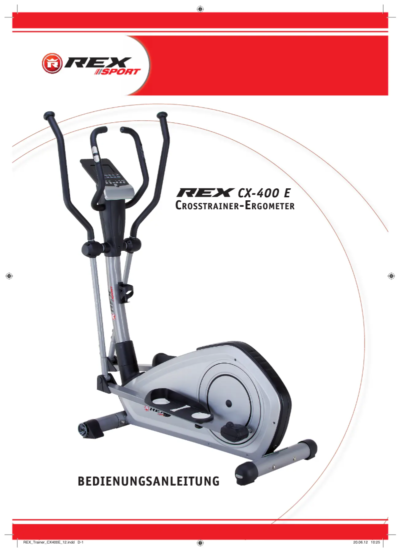 Image de la première page du manuel de l'appareil CX-400 E