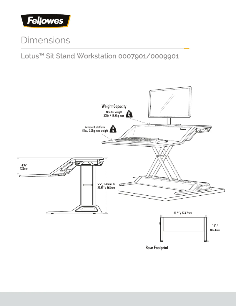 Page 1 de la notice Dessin technique Fellowes Lotus