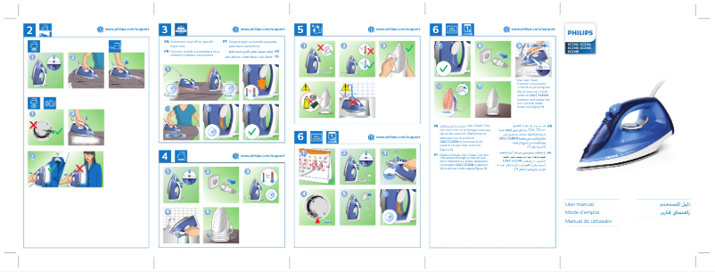 Page n°1 - Manuel utilisateur Philips EasySpeed Plus GC2143