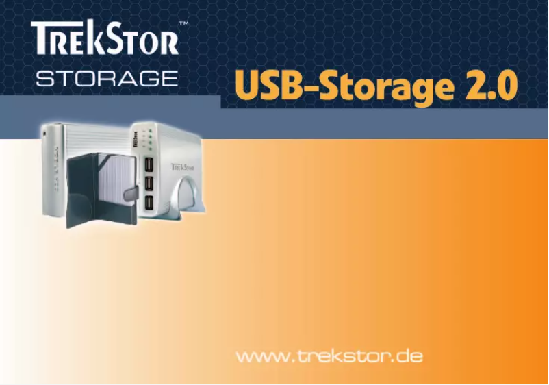 Page 1 de la notice Manuel utilisateur TrekStor DataStation pocket x.u