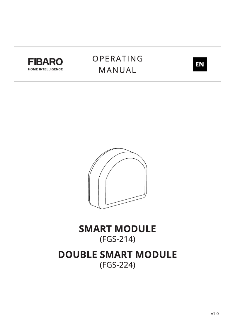Page n°1 - Manuel utilisateur Fibaro Smart Module FGS-214