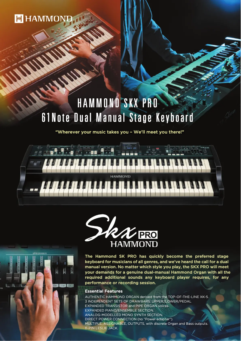 Image de la première page du manuel de l'appareil SKX Pro