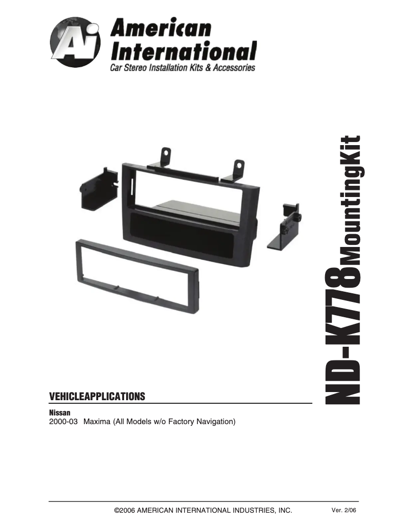 Page n°1 - Manuel utilisateur American International NDK778