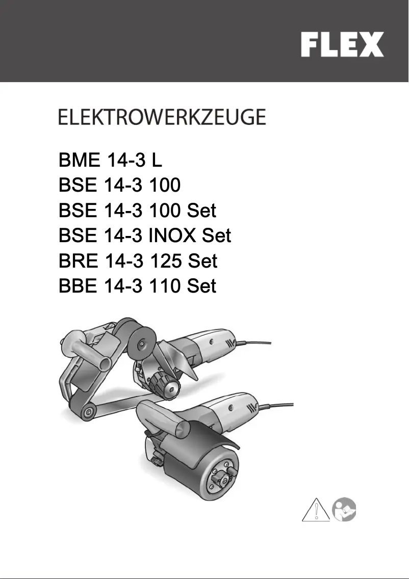 Page n°1 - Manuel utilisateur Flex BSE 14-3 100