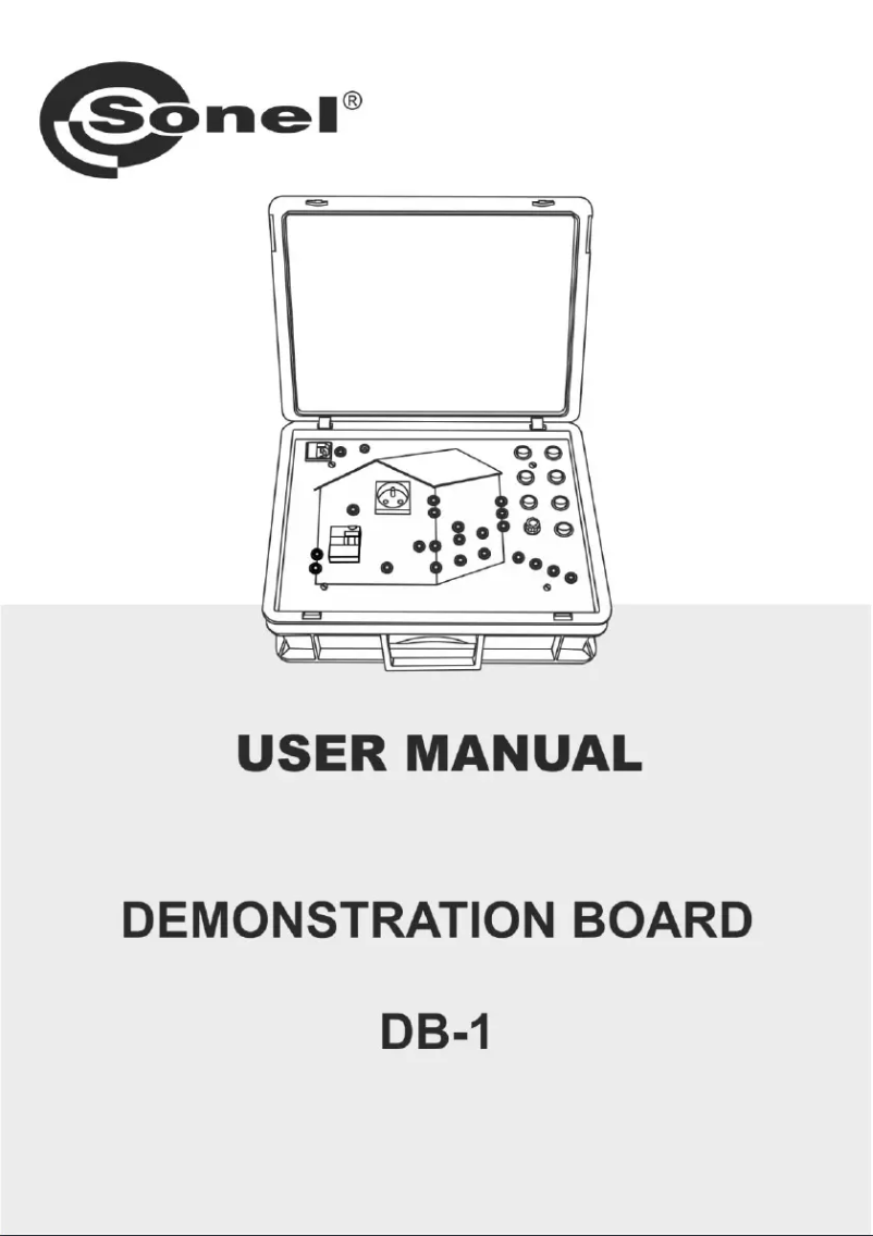 Page 1 de la notice Manuel utilisateur Sonel DB-1