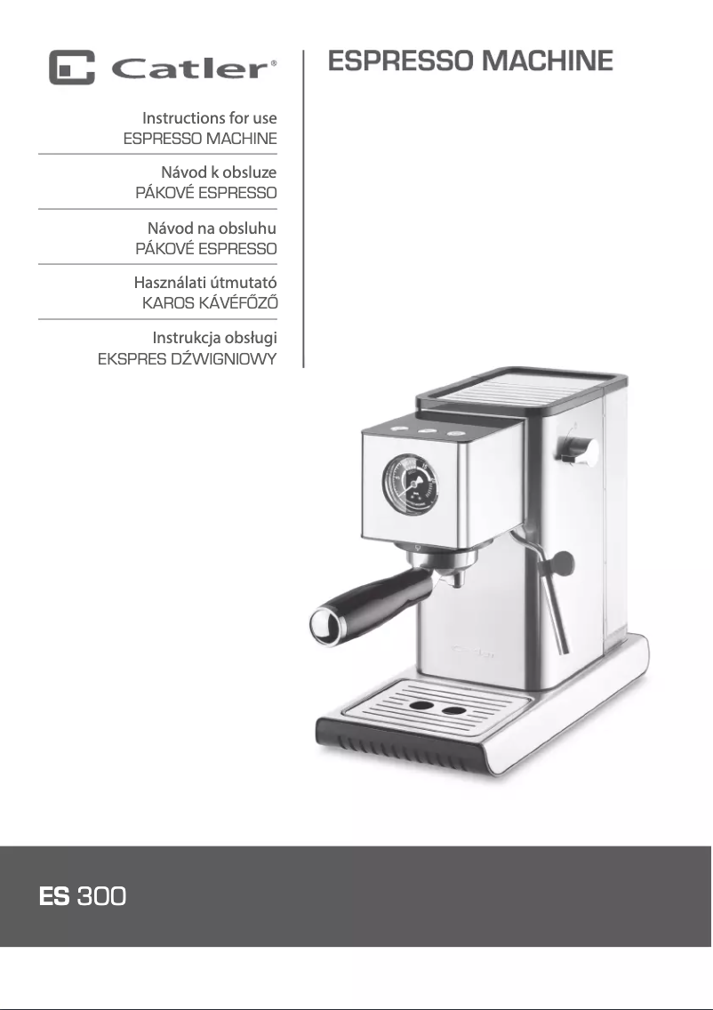Page 1 de la notice Manuel utilisateur Catler ES 300