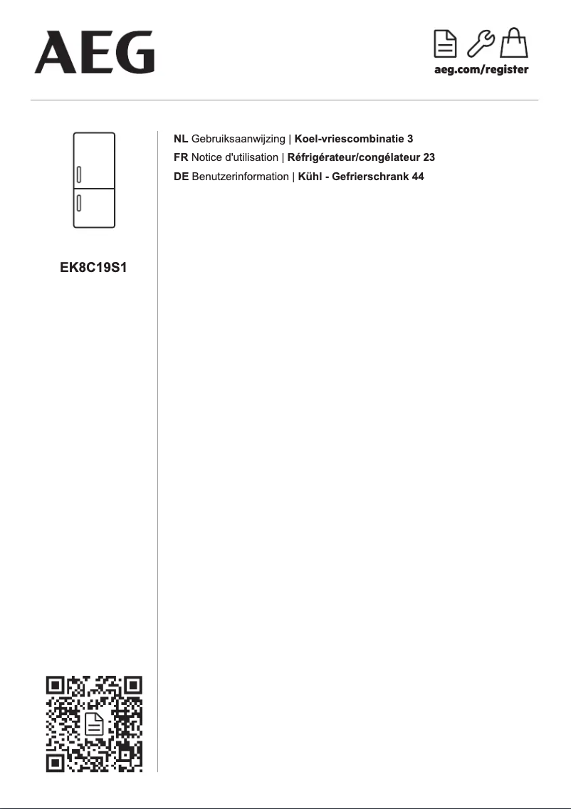 Page n°1 - Fiche technique AEG EK8C19S1