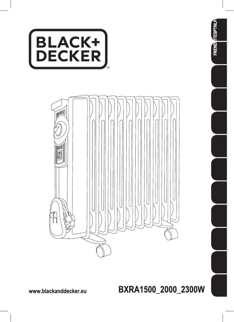 Page n°1 - Manuel utilisateur Black & Decker BXRA1500E