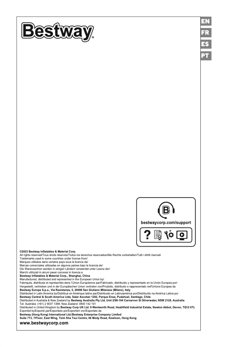 Page 1 of the manual User Manual Bestway Flowclear 58774