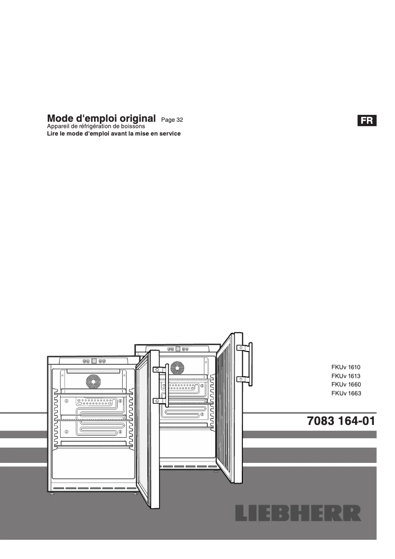Page n°1 - Manuel utilisateur Liebherr FKUv 1610
