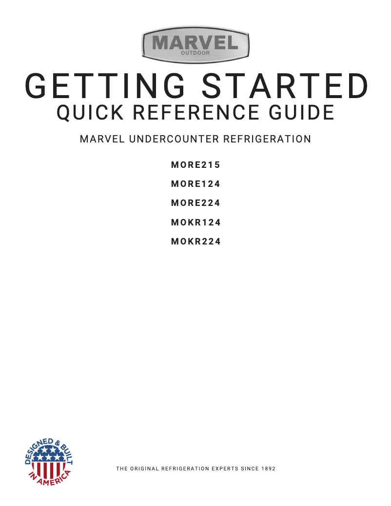 Image de la première page du manuel de l'appareil MOKR124