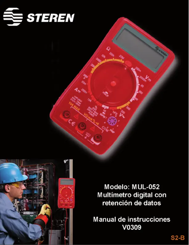 Page n°1 - Manuel utilisateur Steren MUL-052