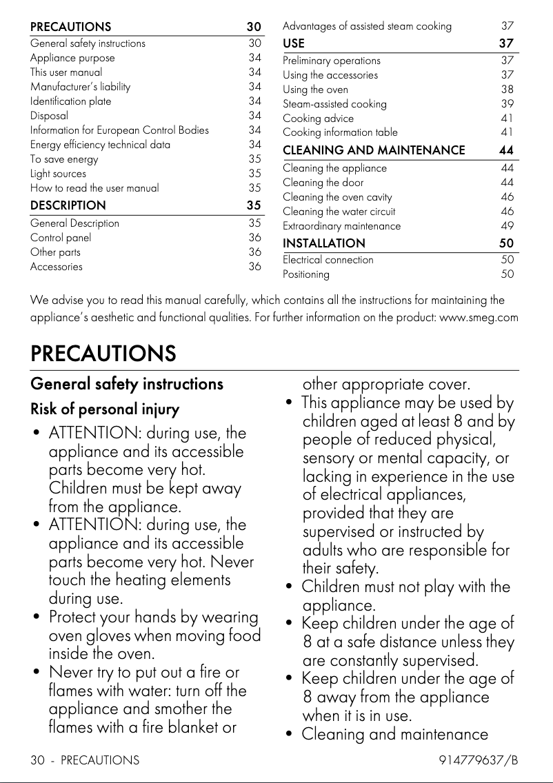 Imagen de la primera página del manual del dispositivo SO64M3S2X
