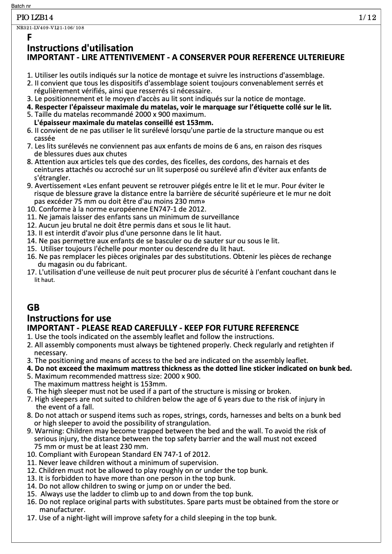 Página 1 del manual Manual de usuario Vipack Lena