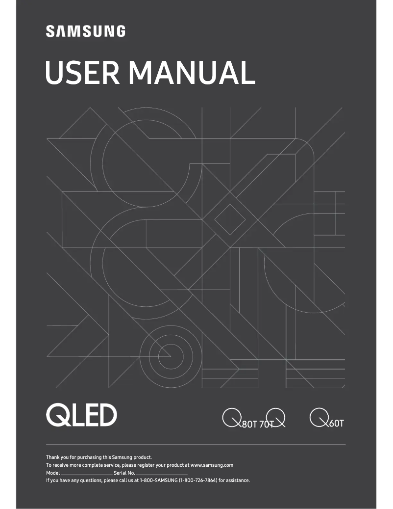 Page n°1 - Manuel utilisateur Samsung QN50Q80T
