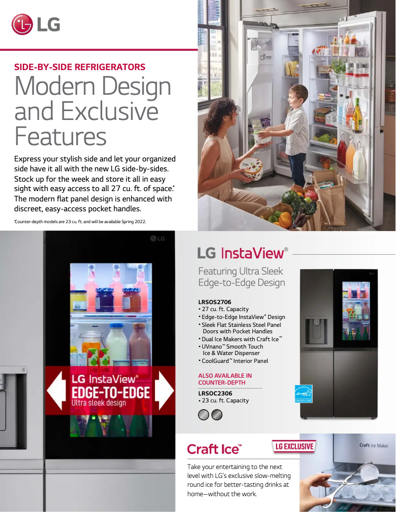 Imagen de la primera página del manual del dispositivo LRSOC2306S