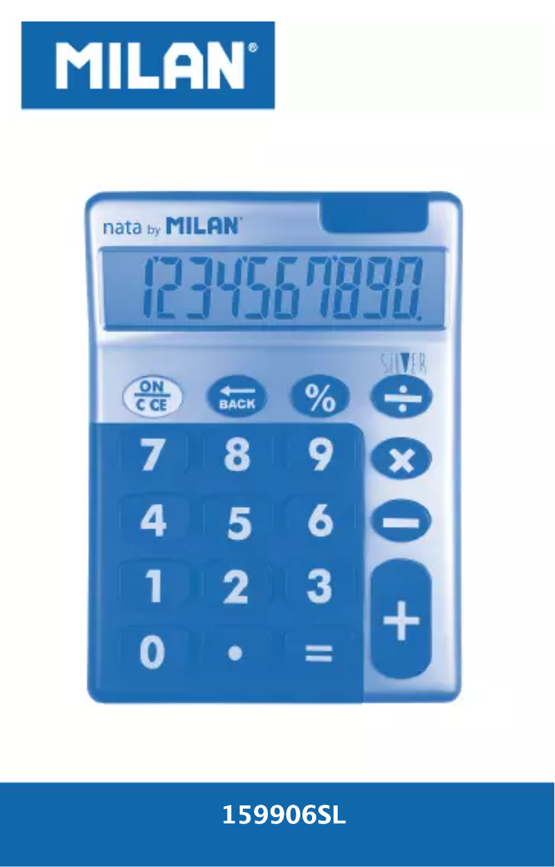 Page n°1 - Manuel utilisateur Milan 159906SL