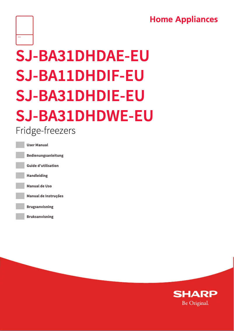 Page n°1 - Manuel utilisateur Sharp SJ-BA11DHDIF-EU