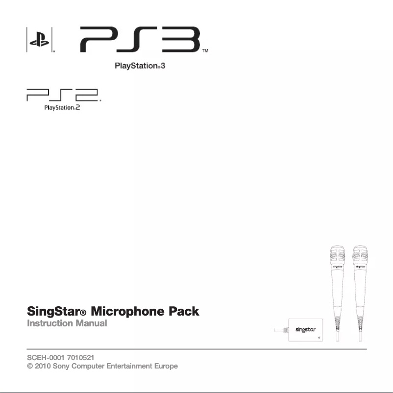 Página 1 del manual Manual de usuario Sony PS2 SingStar