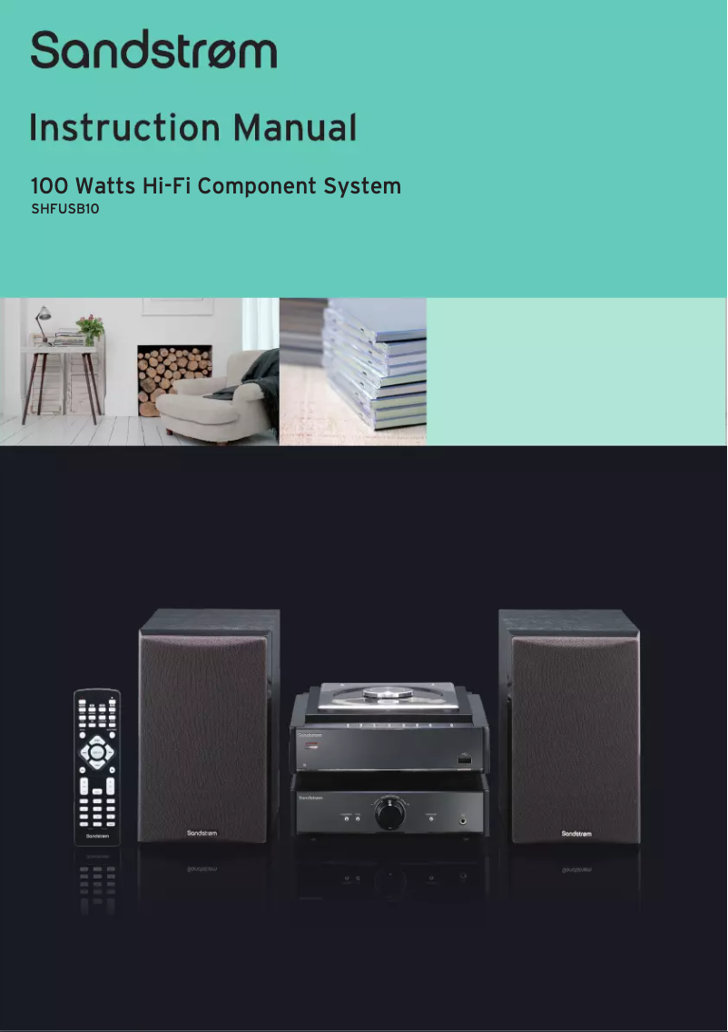 Page 1 de la notice Manuel utilisateur Sandstrøm SHFUSB10