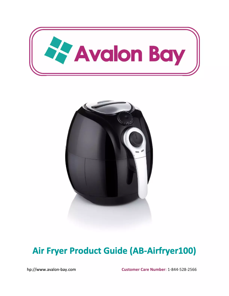 Page n°1 - Manuel utilisateur Avalon Bay AB-Airfryer100