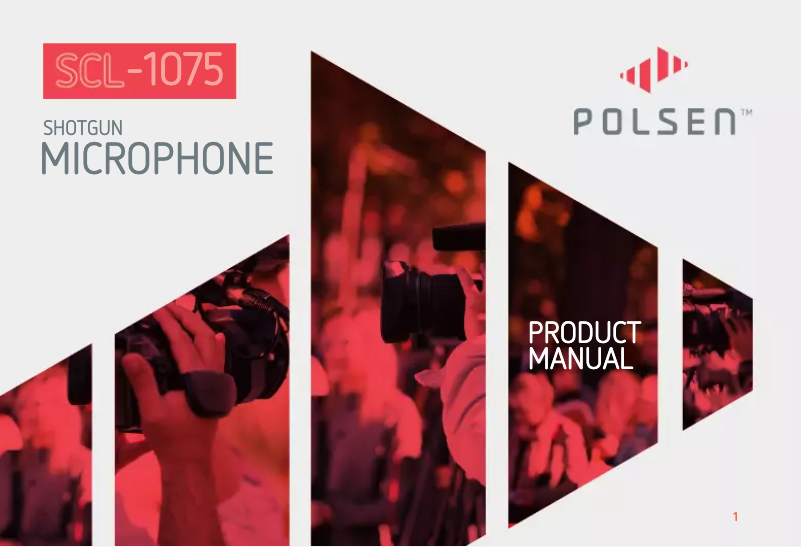 Page n°1 - Manuel utilisateur Polsen SCL-1075