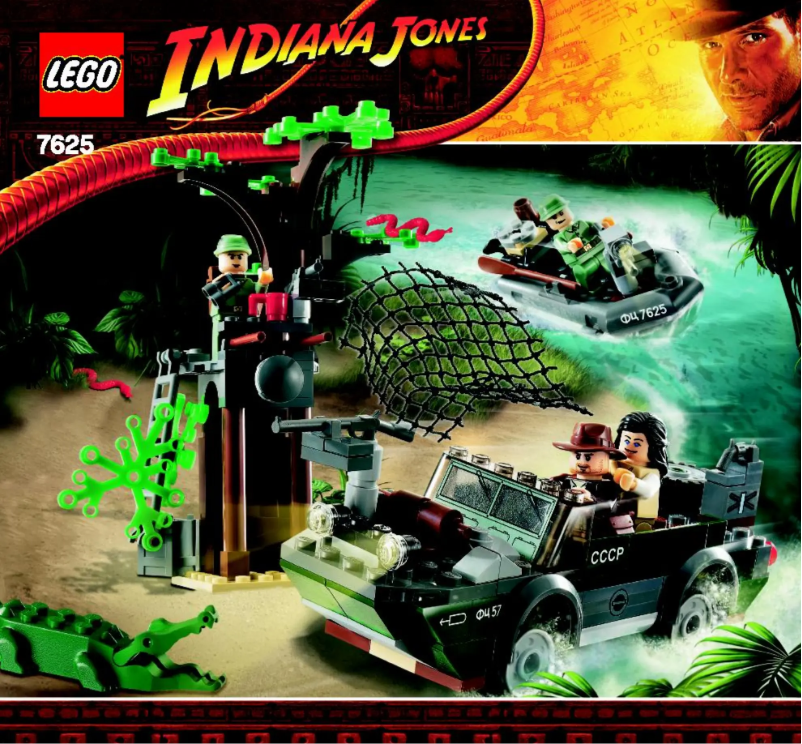 Page n°1 - Manuel utilisateur Lego Indiana Jones 7625